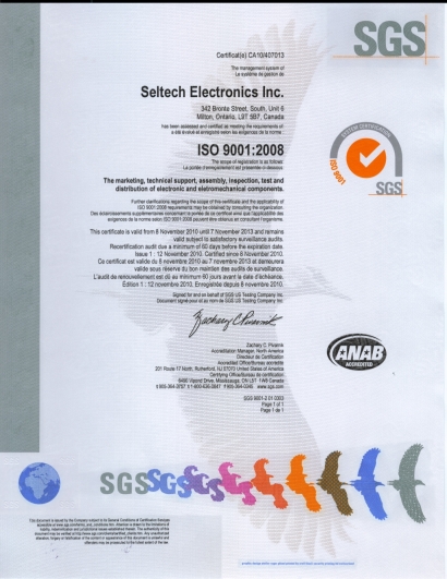 Click here to view/print Seltech's ISO registration certificate in Adobe Acrobat PDF format.